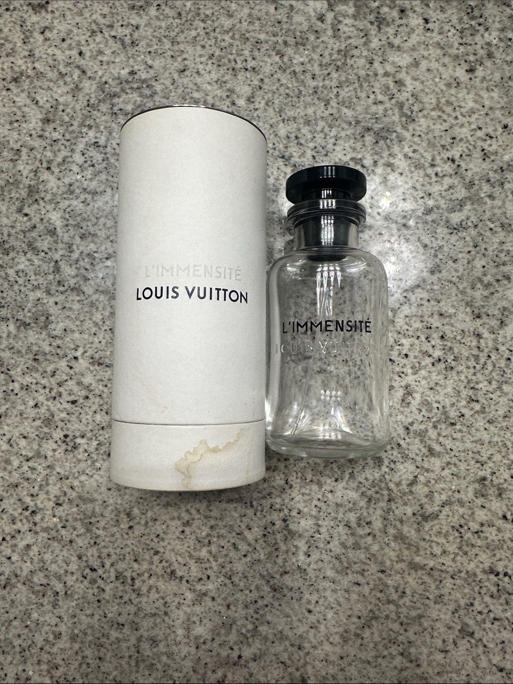 Authentic Louis Vuitton L’Immensité Empty Fragrance Bottle with Packaging